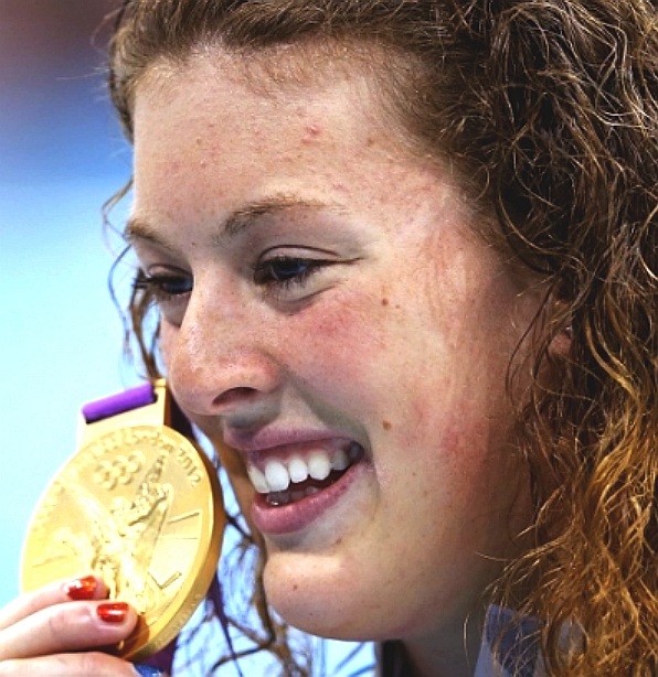 Allison Schmitt USA gold medal swimmer London Olympics 2012